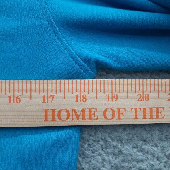 Don't Get Your Tinsel In A Tangle Blue Long Sleeve Holiday Shirt Funny Size Larg - Picture 4 of 4